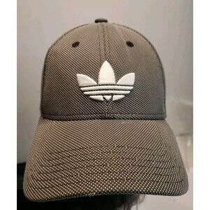 Adidas Trefoil Snap Back Hat Black and White
